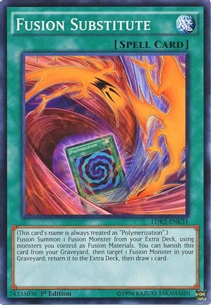 Fusion Substitute (LDK2-ENK31) - Legendary Decks II Unlimited - Premium Yugioh Single from Konami - Just $0.25! Shop now at Game Crave Tournament Store