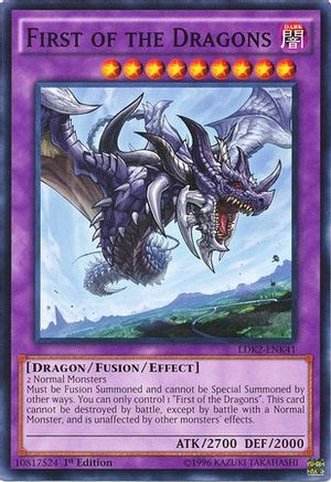 First of the Dragons (LDK2-ENK41) - Legendary Decks II Unlimited - Premium Yugioh Single from Konami - Just $0.26! Shop now at Game Crave Tournament Store