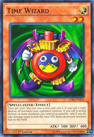 Time Wizard (LDK2-ENJ15) - Legendary Decks II Unlimited - Premium Yugioh Single from Konami - Just $0.37! Shop now at Game Crave Tournament Store
