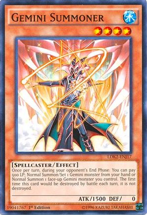 Gemini Summoner (LDK2-ENJ17) - Legendary Decks II Unlimited - Premium Yugioh Single from Konami - Just $0.25! Shop now at Game Crave Tournament Store