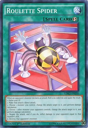 Roulette Spider (LDK2-ENJ30) - Legendary Decks II 1st Edition - Premium Yugioh Single from Konami - Just $0.38! Shop now at Game Crave Tournament Store