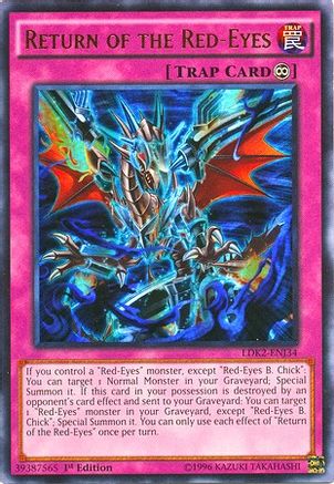 Return of the Red-Eyes (LDK2-ENJ34) - Legendary Decks II 1st Edition - Premium Yugioh Single from Konami - Just $0.32! Shop now at Game Crave Tournament Store