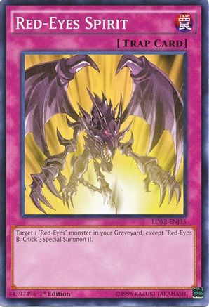 Red-Eyes Spirit (LDK2-ENJ35) - Legendary Decks II 1st Edition - Premium Yugioh Single from Konami - Just $0.27! Shop now at Game Crave Tournament Store