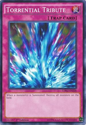 Torrential Tribute (LDK2-ENJ38) - Legendary Decks II Unlimited - Premium Yugioh Single from Konami - Just $0.27! Shop now at Game Crave Tournament Store