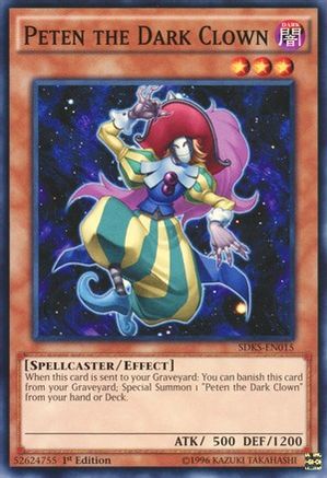 Peten the Dark Clown (SDKS-EN015) - Structure Deck: Seto Kaiba Unlimited - Premium Yugioh Single from Konami - Just $0.24! Shop now at Game Crave Tournament Store