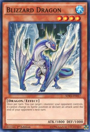 Blizzard Dragon (SDKS-EN017) - Structure Deck: Seto Kaiba 1st Edition - Premium Yugioh Single from Konami - Just $0.35! Shop now at Game Crave Tournament Store