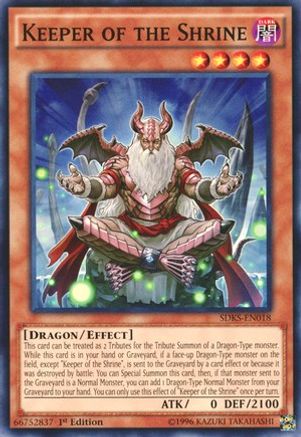 Keeper of the Shrine (SDKS-EN018) - Structure Deck: Seto Kaiba 1st Edition - Premium Yugioh Single from Konami - Just $0.25! Shop now at Game Crave Tournament Store