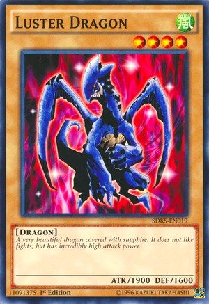 Luster Dragon (SDKS-EN019) - Structure Deck: Seto Kaiba 1st Edition - Premium Yugioh Single from Konami - Just $0.08! Shop now at Game Crave Tournament Store