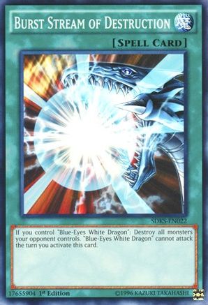 Burst Stream of Destruction (SDKS-EN022) - Structure Deck: Seto Kaiba Unlimited - Premium Yugioh Single from Konami - Just $0.25! Shop now at Game Crave Tournament Store