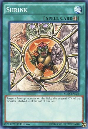 Shrink (SDKS-EN025) - Structure Deck: Seto Kaiba Unlimited - Premium Yugioh Single from Konami - Just $0.26! Shop now at Game Crave Tournament Store