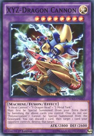 XYZ-Dragon Cannon (SDKS-EN042) - Structure Deck: Seto Kaiba 1st Edition - Premium Yugioh Single from Konami - Just $0.25! Shop now at Game Crave Tournament Store
