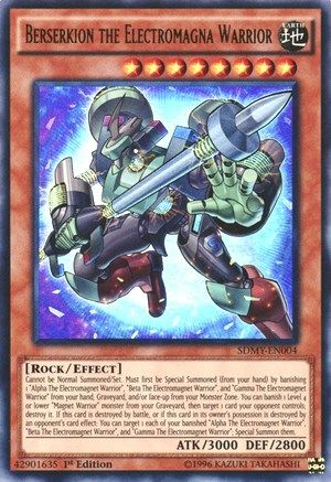 Berserkion the Electromagna Warrior (SDMY-EN004) - Structure Deck: Yugi Muto 1st Edition - Premium Yugioh Single from Konami - Just $0.37! Shop now at Game Crave Tournament Store