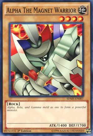 Alpha The Magnet Warrior (SDMY-EN007) - Structure Deck: Yugi Muto 1st Edition - Premium Yugioh Single from Konami - Just $0.25! Shop now at Game Crave Tournament Store