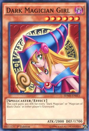 Dark Magician Girl (SDMY-EN011) - Structure Deck: Yugi Muto 1st Edition - Premium Yugioh Single from Konami - Just $0.38! Shop now at Game Crave Tournament Store