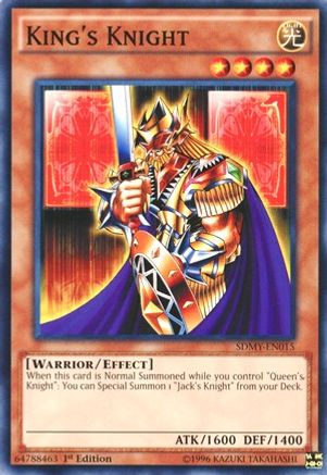King's Knight (SDMY-EN015) - Structure Deck: Yugi Muto 1st Edition - Premium Yugioh Single from Konami - Just $0.25! Shop now at Game Crave Tournament Store
