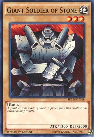 Giant Soldier of Stone (SDMY-EN019) - Structure Deck: Yugi Muto 1st Edition - Premium Yugioh Single from Konami - Just $0.25! Shop now at Game Crave Tournament Store