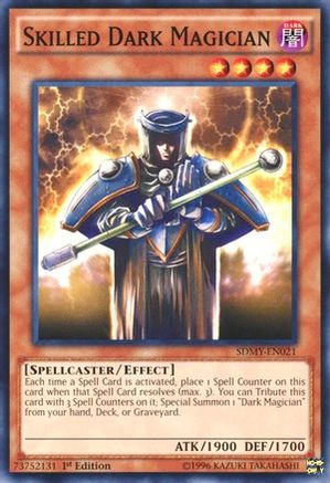 Skilled Dark Magician (SDMY-EN021) - Structure Deck: Yugi Muto 1st Edition - Premium Yugioh Single from Konami - Just $0.26! Shop now at Game Crave Tournament Store