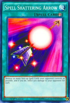 Spell Shattering Arrow (SDMY-EN030) - Structure Deck: Yugi Muto 1st Edition - Premium Yugioh Single from Konami - Just $0.26! Shop now at Game Crave Tournament Store