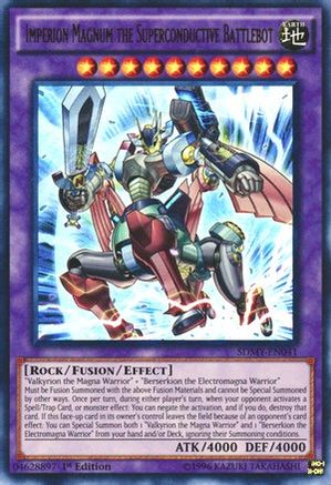Imperion Magnum the Superconductive Battlebot (SDMY-EN041) - Structure Deck: Yugi Muto 1st Edition - Premium Yugioh Single from Konami - Just $0.23! Shop now at Game Crave Tournament Store