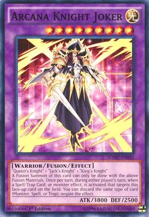 Arcana Knight Joker (SDMY-EN042) - Structure Deck: Yugi Muto 1st Edition - Premium Yugioh Single from Konami - Just $0.35! Shop now at Game Crave Tournament Store