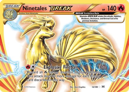 Ninetales BREAK 16/108 - Evolutions Holofoil - Premium Pokemon Single from Nintendo - Just $1.73! Shop now at Game Crave Tournament Store