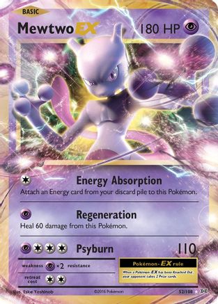 Mewtwo-EX 52/108 - Evolutions Holofoil - Premium Pokemon Single from Nintendo - Just $2.63! Shop now at Game Crave Tournament Store