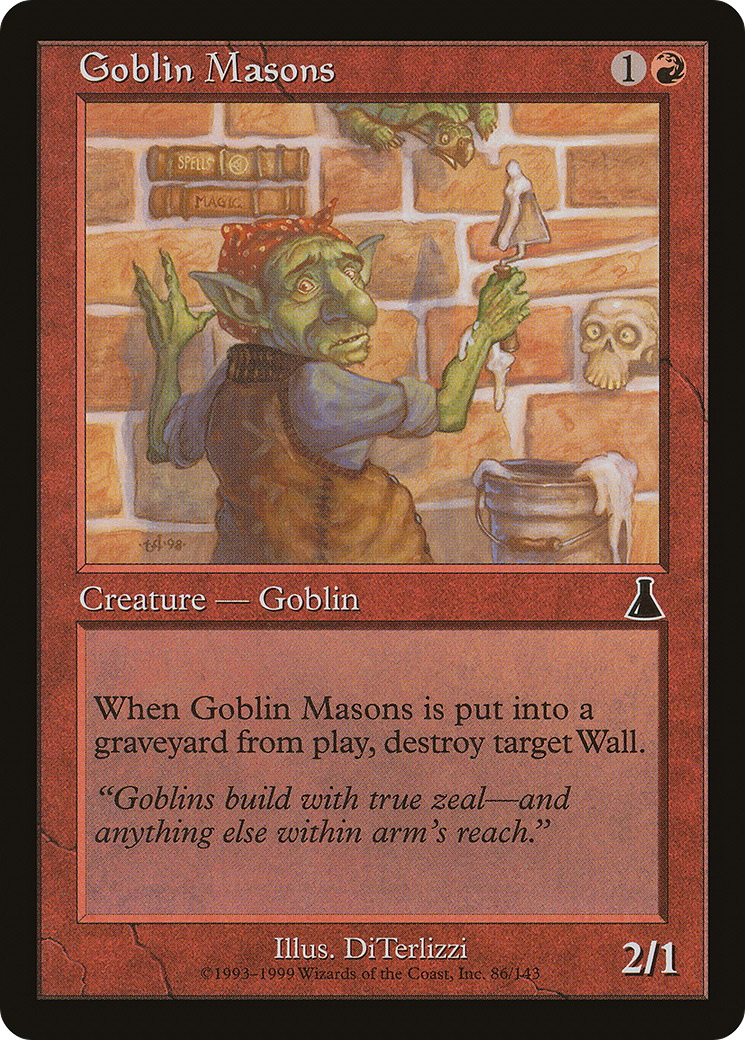 Goblin Masons (UDS-086) - Urza's Destiny - Premium MTG Single from Wizards of the Coast - Just $0.08! Shop now at Game Crave Tournament Store