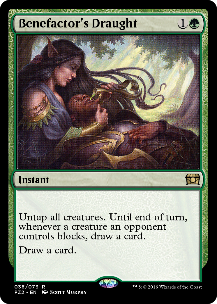 Benefactor's Draught (PZ2-036) - Treasure Chest Foil - Premium MTG Single from Wizards of the Coast - Just $0! Shop now at Game Crave Tournament Store