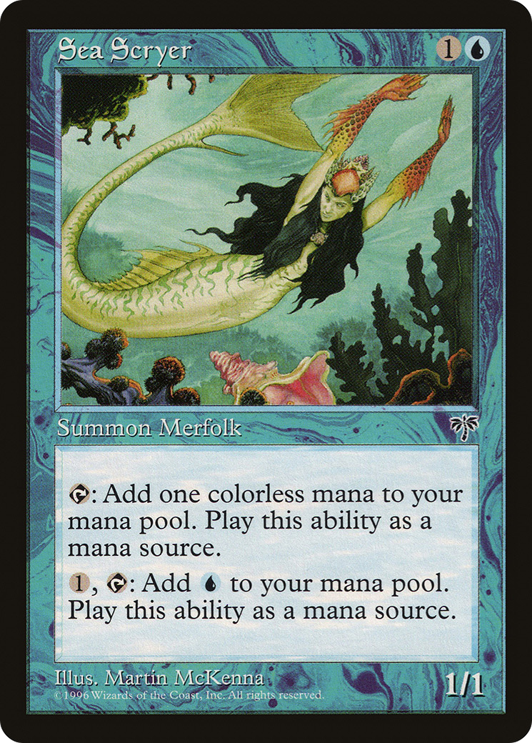 Sea Scryer (MIR-090) - Mirage - Premium MTG Single from Wizards of the Coast - Just $0.08! Shop now at Game Crave Tournament Store