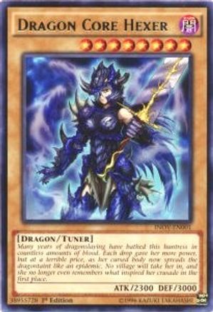 Dragon Core Hexer (INOV-EN001) - Invasion: Vengeance Unlimited - Premium Yugioh Single from Konami - Just $0.30! Shop now at Game Crave Tournament Store