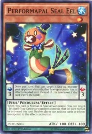 Performapal Seal Eel (INOV-EN004) - Invasion: Vengeance Unlimited - Premium Yugioh Single from Konami - Just $0.25! Shop now at Game Crave Tournament Store