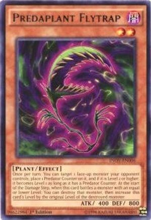Predaplant Flytrap (INOV-EN006) - Invasion: Vengeance Unlimited - Premium Yugioh Single from Konami - Just $0.25! Shop now at Game Crave Tournament Store