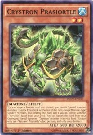 Crystron Prasiortle (INOV-EN017) - Invasion: Vengeance Unlimited - Premium Yugioh Single from Konami - Just $0.11! Shop now at Game Crave Tournament Store