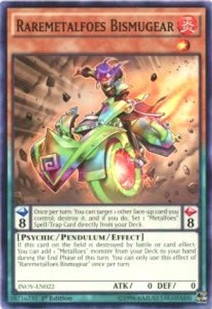 Raremetalfoes Bismugear (INOV-EN022) - Invasion: Vengeance 1st Edition - Premium Yugioh Single from Konami - Just $0.25! Shop now at Game Crave Tournament Store