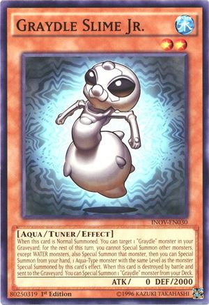 Graydle Slime Jr. (INOV-EN030) - Invasion: Vengeance Unlimited - Premium Yugioh Single from Konami - Just $0.25! Shop now at Game Crave Tournament Store