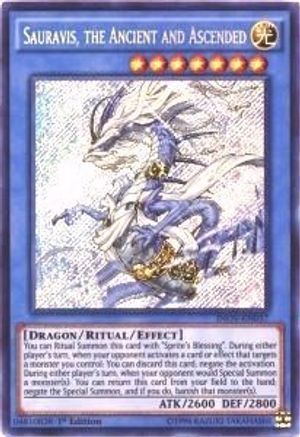 Sauravis, the Ancient and Ascended (INOV-EN037) - Invasion: Vengeance 1st Edition - Premium Yugioh Single from Konami - Just $1.10! Shop now at Game Crave Tournament Store