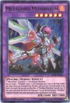 Metalfoes Mithrilium (INOV-EN040) - Invasion: Vengeance 1st Edition - Premium Yugioh Single from Konami - Just $0.08! Shop now at Game Crave Tournament Store