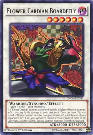 Flower Cardian Boardefly (INOV-EN043) - Invasion: Vengeance 1st Edition - Premium Yugioh Single from Konami - Just $0.40! Shop now at Game Crave Tournament Store