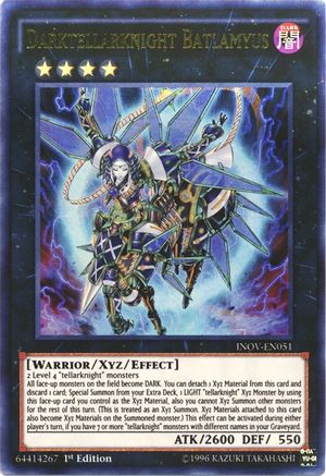 Darktellarknight Batlamyus (INOV-EN051) - Invasion: Vengeance 1st Edition - Premium Yugioh Single from Konami - Just $0.46! Shop now at Game Crave Tournament Store