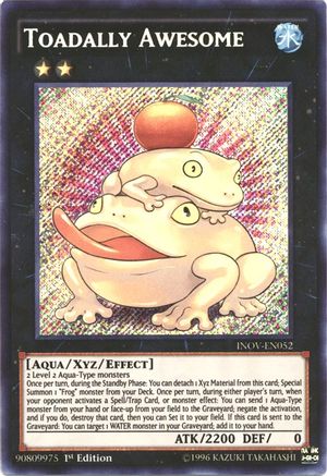 Toadally Awesome (INOV-EN052) - Invasion: Vengeance 1st Edition - Premium Yugioh Single from Konami - Just $2.96! Shop now at Game Crave Tournament Store