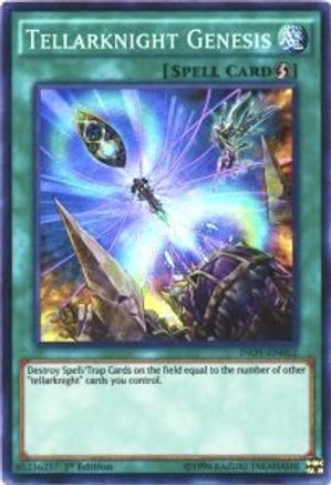 Tellarknight Genesis (INOV-EN062) - Invasion: Vengeance Unlimited - Premium Yugioh Single from Konami - Just $0.25! Shop now at Game Crave Tournament Store