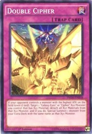 Double Cipher (INOV-EN068) - Invasion: Vengeance 1st Edition - Premium Yugioh Single from Konami - Just $0.25! Shop now at Game Crave Tournament Store