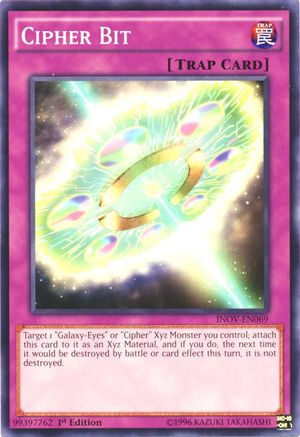 Cipher Bit (INOV-EN069) - Invasion: Vengeance 1st Edition - Premium Yugioh Single from Konami - Just $0.25! Shop now at Game Crave Tournament Store