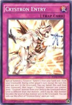 Crystron Entry (INOV-EN071) - Invasion: Vengeance 1st Edition - Premium Yugioh Single from Konami - Just $0.25! Shop now at Game Crave Tournament Store