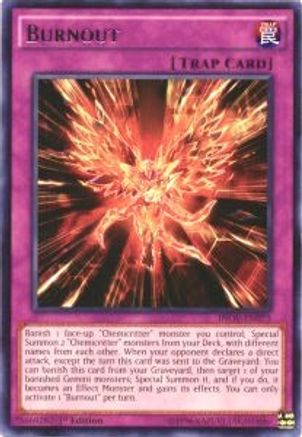 Burnout (INOV-EN073) - Invasion: Vengeance 1st Edition - Premium Yugioh Single from Konami - Just $0.25! Shop now at Game Crave Tournament Store