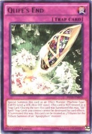 Qlife's End (INOV-EN076) - Invasion: Vengeance Unlimited - Premium Yugioh Single from Konami - Just $0.24! Shop now at Game Crave Tournament Store