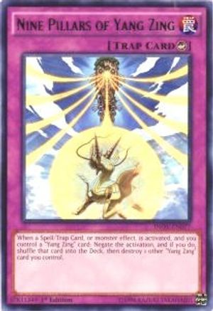 Nine Pillars of Yang Zing (INOV-EN077) - Invasion: Vengeance 1st Edition - Premium Yugioh Single from Konami - Just $0.08! Shop now at Game Crave Tournament Store