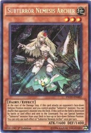 Subterror Nemesis Archer (INOV-EN082) - Invasion: Vengeance 1st Edition - Premium Yugioh Single from Konami - Just $1.46! Shop now at Game Crave Tournament Store