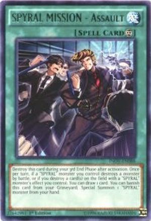SPYRAL MISSION - Assault (INOV-EN088) - Invasion: Vengeance 1st Edition - Premium Yugioh Single from Konami - Just $0.32! Shop now at Game Crave Tournament Store