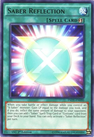 Saber Reflection (INOV-EN090) - Invasion: Vengeance 1st Edition - Premium Yugioh Single from Konami - Just $0.25! Shop now at Game Crave Tournament Store